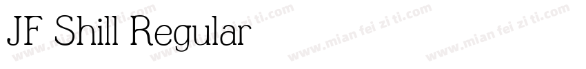 JF Shill Regular字体转换